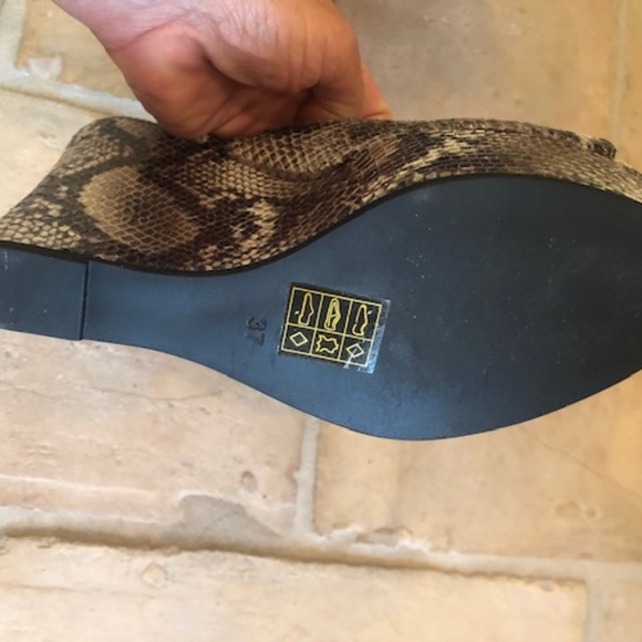 Jeffrey Campbell Platform Wedge sandal-snake - Picture 3 of 5